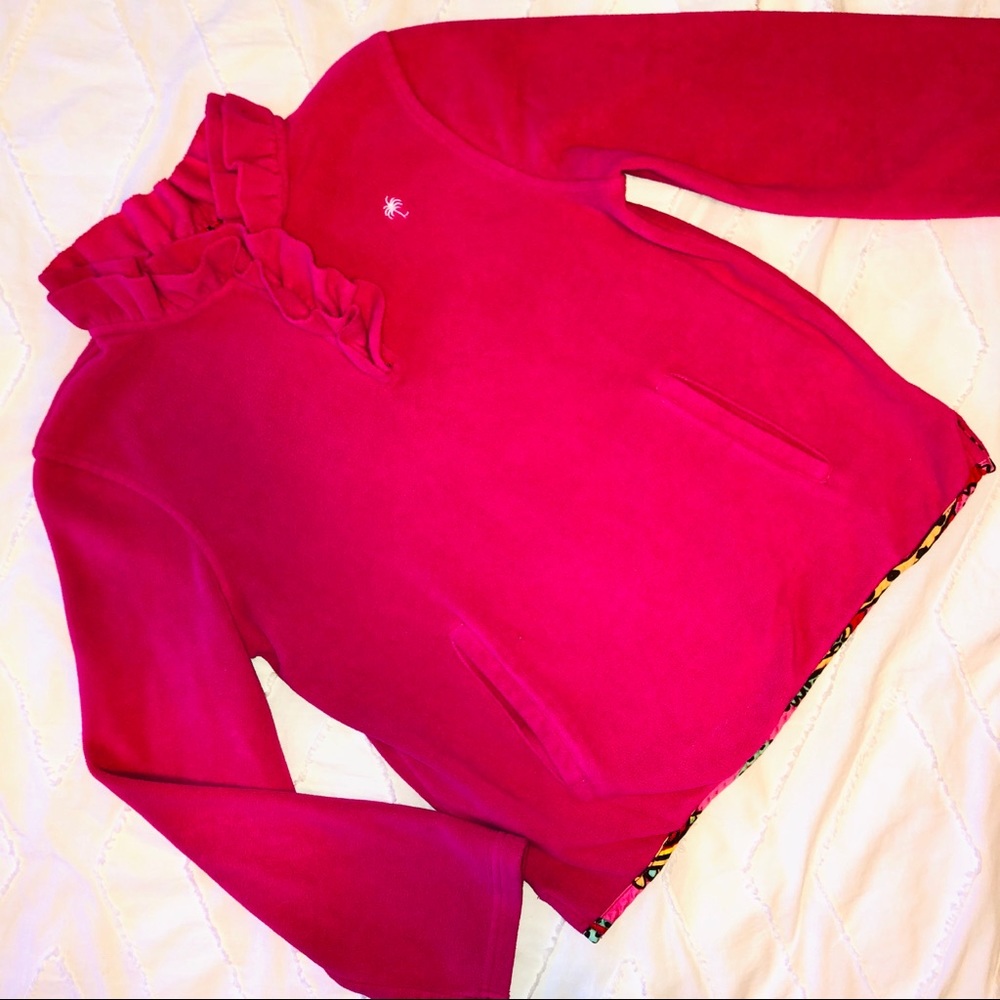 LILLY PULITZER: size 14 fleece
